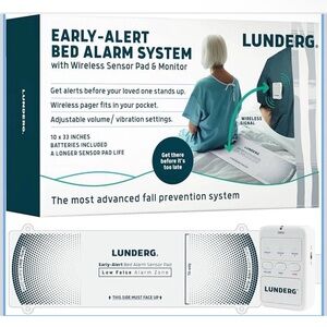Early-Alert Bed Alarm System - White